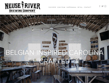 Tablet Screenshot of neuseriverbrewing.com